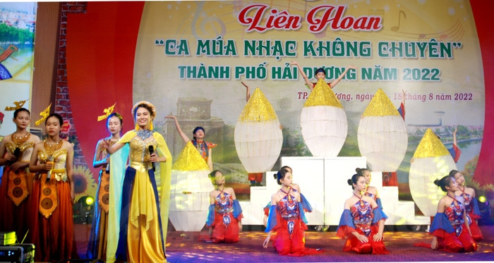 Phường Hải Tân đoạt giải xuất sắc tại Liên hoan ca múa nhạc không chuyên TP Hải Dương